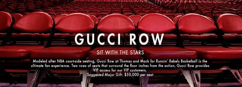 gucci row|Gucci row unlv.